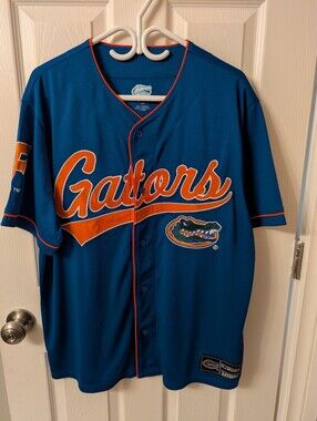 University Of Florida Gators Baseball Jersey Size Large